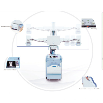 Appareil radiographique à rayons X portable haute fréquence portatif FDR-200M